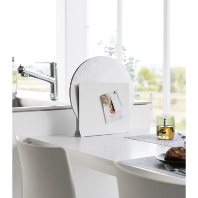 Slim Black Steel Placemat and Tray Stand for Kids
