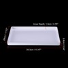 Unique Bargains Plastic Fast Food Dining Serving Tray 1 Pc - 2 of 4