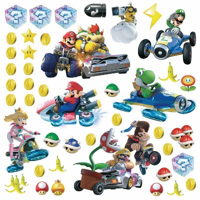 Ninetendo Mario Kart 8 Peel and Stick Wall Decal