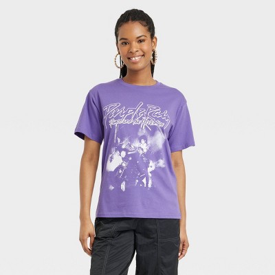 Men's Prince Purple Rain Short Sleeve Graphic Crewneck T-shirt - Black :  Target