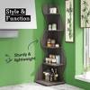 KTMBDW 5 Tier Bookshelf, Bookcase with Open Storage, Modern Tall Bookshelves Organizer, Floor Standing Book Shelf for Bedroom, Living Room,Home Office - 4 of 4