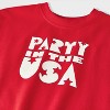 Baby Boys' Party in the USA Graphic T-Shirt & Shorts Set - Cat & Jack™ Red - 3 of 4