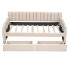 NicBex Twin Size Velvet Upholstered Daybed with 2 Drawers for Bedroom,Living Room,Apartment - 4 of 4