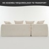 Whisen Compression Sofa with Chaise & 4 Pillows - 4 of 4