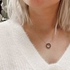 Ross-Simons 1.00 ct. t.w. Sapphire Circle Of Eternity Necklace in Sterling Silver - 3 of 4