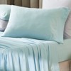 Artisan Wash Boho 100% Cotton Crisp Percale Deep Pocket Sheet Set by Blue Nile Mills - 4 of 4