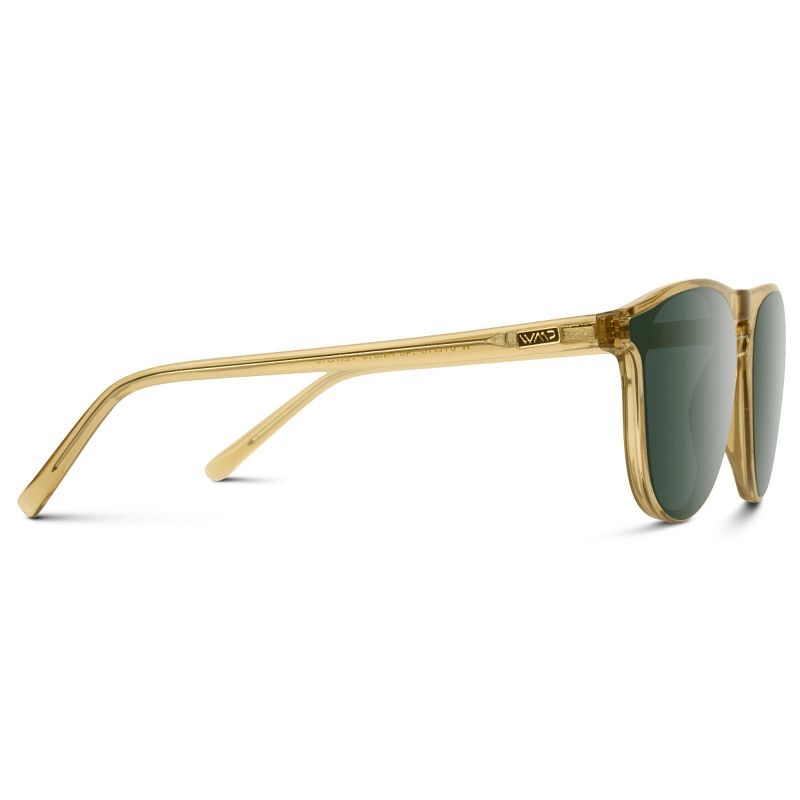 WMP Eyewear Round One Bridge Modern Aviator Sunglasses, 3 of 5