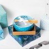 Pavilion Gift Company - Beach Life - 4.5" Ceramic Bowl with Wood Spoon - Dining Bowls - 4 of 4