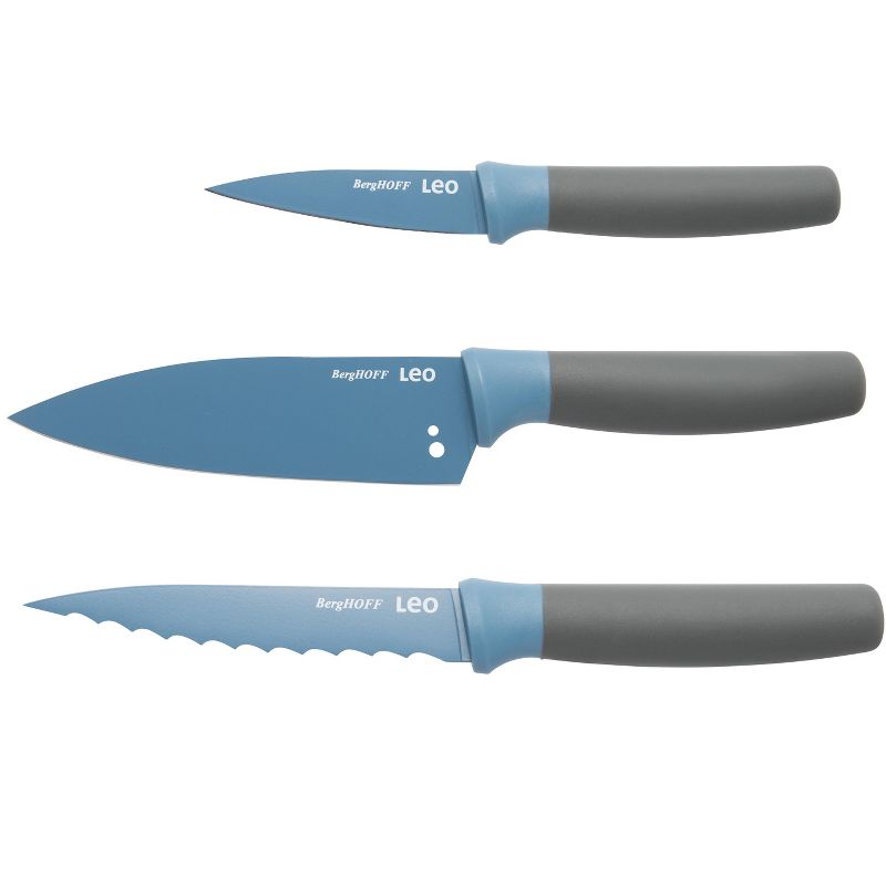 BergHOFF Leo 3Pc Kitchen Knife Starter Set, Blue, 1 of 6