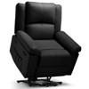 COMHOMA Massage Recliner Chair PU Leather Sofa Power Lift Chair Black - 4 of 4