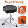 Pyle Double-Support Drum Stool (PSEATDRM24) - Adjustable, Foam-Cushioned Seat, Steel Legs - image 4 of 4