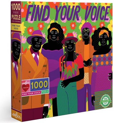 eeBoo: Piece and Love Find Your Voice 1000 Piece Square Jigsaw Puzzle