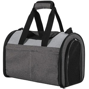 JESPET Soft-Sided Kennel Pet Carrier for Small Dogs, Cats, Puppy, Airline Approved Cat Carriers Dog Carrier Collapsible, Travel Handbag & Car Seat - 1 of 4