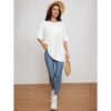 Oversized Tops for Women Summer T Shirts Workout Tees Short Sleeve Blouses Casual Tunic Tops - 4 of 4