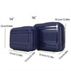 FATMOON 6-Piece Hard Shell Lightweight Luggage Set with Spinner Wheels and TSA Lock , Expandable, Carry-On Luggage with Password Lock - 4 of 4