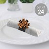 Big Dot of Happiness Tiger Print - Jungle Party Paper Napkin Holder - Napkin Rings - Set of 24 - 2 of 4
