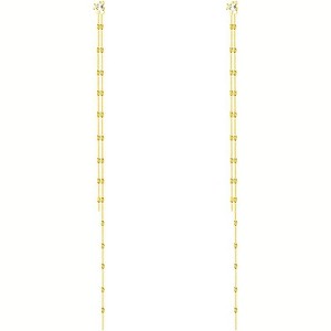 6.3inch 925 Sterling Silver Chain Earrings: Dangle Drop Earrings for Wedding - 1 of 4