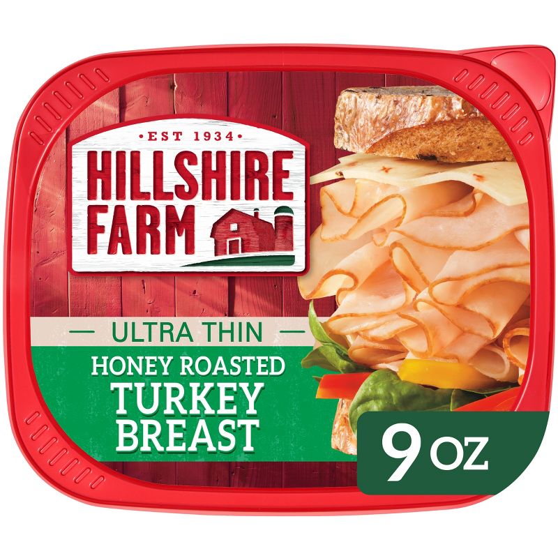 Hillshire Farm Ultra Thin Honey Roasted Turkey Breast - 9oz, 1 of 8