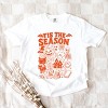 S.W.Smiley Tis The Season Halloween - Women's Garment Dyed Graphic T-Shirt - 3 of 4