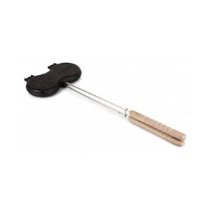 Petromax Cast Iron Campfire Ridged Burger Patty Iron Mold bg-iron - 1 of 4
