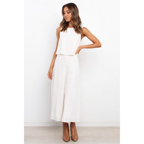 Target best sale white jumpsuit