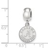 Black Bow Jewelry Sterling Silver Alabama Crimson Tide NCAA Bead Charm - 3 of 4