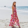 Women's Floral Halterneck Smocked Bodice Maxi Dress - Cupshe - image 2 of 4