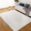Luxury Shag Area Rugs for Living Room Bedroom Non-Slip Fluffy Soft Shaggy Rug Carpet Indoor Plush 8x10 Rug for Kids Play Room Nursery Home Dorm Decor - 2 of 4