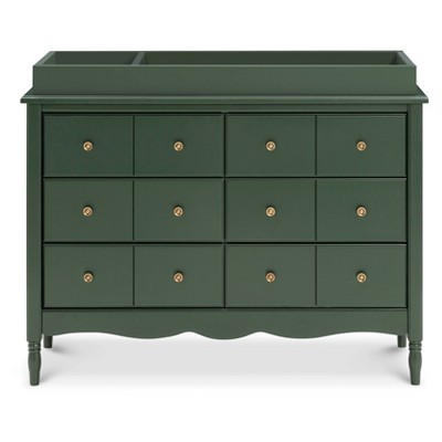 Forest Green Double Dresser with Six Drawers