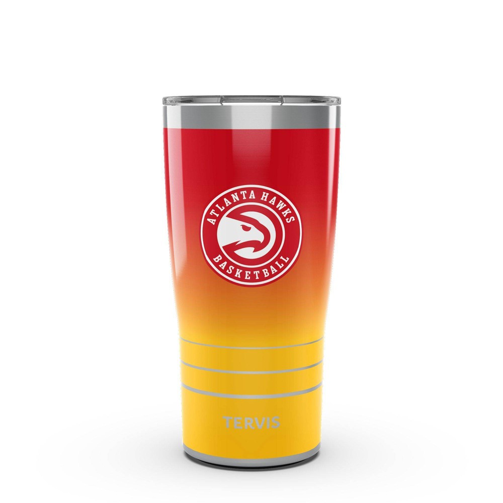 Photos - Glass NBA Atlanta Hawks 20oz Ombre Stainless Steel Tumbler