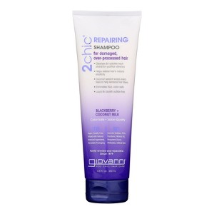 Giovanni 2Chic Repairing Shampoo Blackberry and Coconut Milk - 8.5 oz - 1 of 3