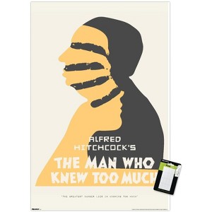 Trends International Alfred Hitchcock - The Man Who Knew Too Much (1954) Silhouette Unframed Wall Poster Prints - 1 of 4
