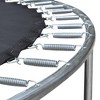 NAYSAYE Trampoline 14FT for Kids and Adults with Basketball Hoop and Safety Net for Outdoor Fun, Blue, 166.00"*110.00"*110.00" - 3 of 4