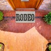 Stupell Industries Rodeo with Western Stars Printed Outdoor Imitation Sisal Door Mat, design by Sisi and Seb - 4 of 4