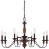 Quoizel Lighting Holbrook 8 - Light Chandelier in  Tuscan Brown - 2 of 4