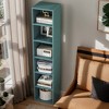 Hommoo 70.9" Corner Bookcase, Modern 6-Tier Narrow Cube Display Shelves - 2 of 4