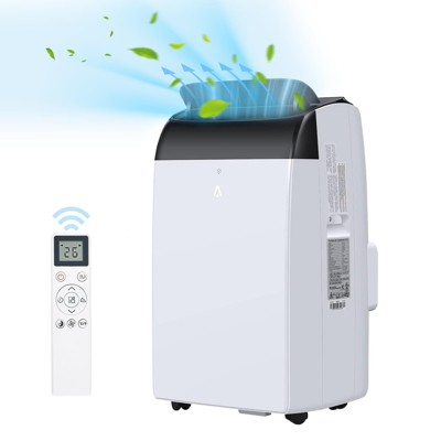 14,000 BTU Portable Air Conditioner - 3-in-1 Cooling, Fan & Dehumidifier for Rooms Up to 750 Sq.Ft | Ultra-Quiet Sleep Mode & 24h Timer
