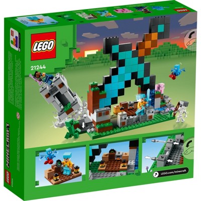 LEGO Minecraft The Sword Outpost Toy with Mobs 21244_1