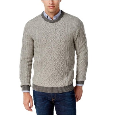 Club Room Mens Cable Knit Pullover Sweater