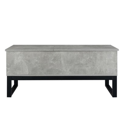 Lift Top Coffee Table with Open Storage, Adjustable Desktop Height Coffee Table for Living Room