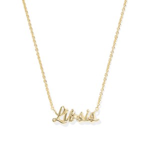 Kendra Scott Lil Sis 14K Gold Over Brass Pendant Necklace - Gold - 1 of 4