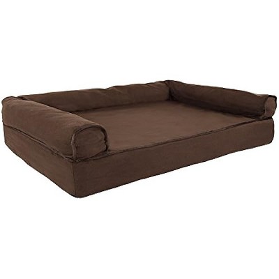 PETMAKER Orthopedic Pet Bed - Egg Crate and Memory Foam with Washable Cover 26x19x4 by - Brown