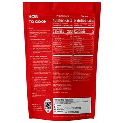 MiLa Potsticker Dumpling Chicken with sauce - 10.9oz