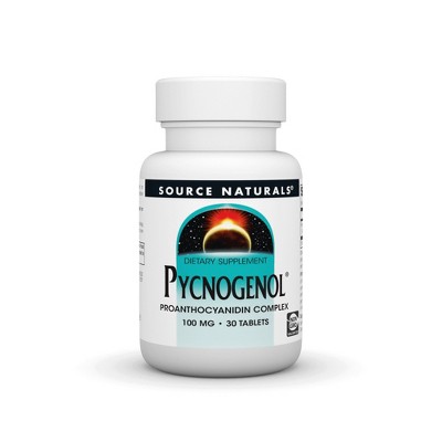 Pycnogenol 100mg by Source Naturals, Inc.  -  30 Tablet