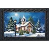 Briarwood Lane Winter Christmas Doormat 30x18 Indoor Outdoor Holy Night For Christmas Doormat - 2 of 4
