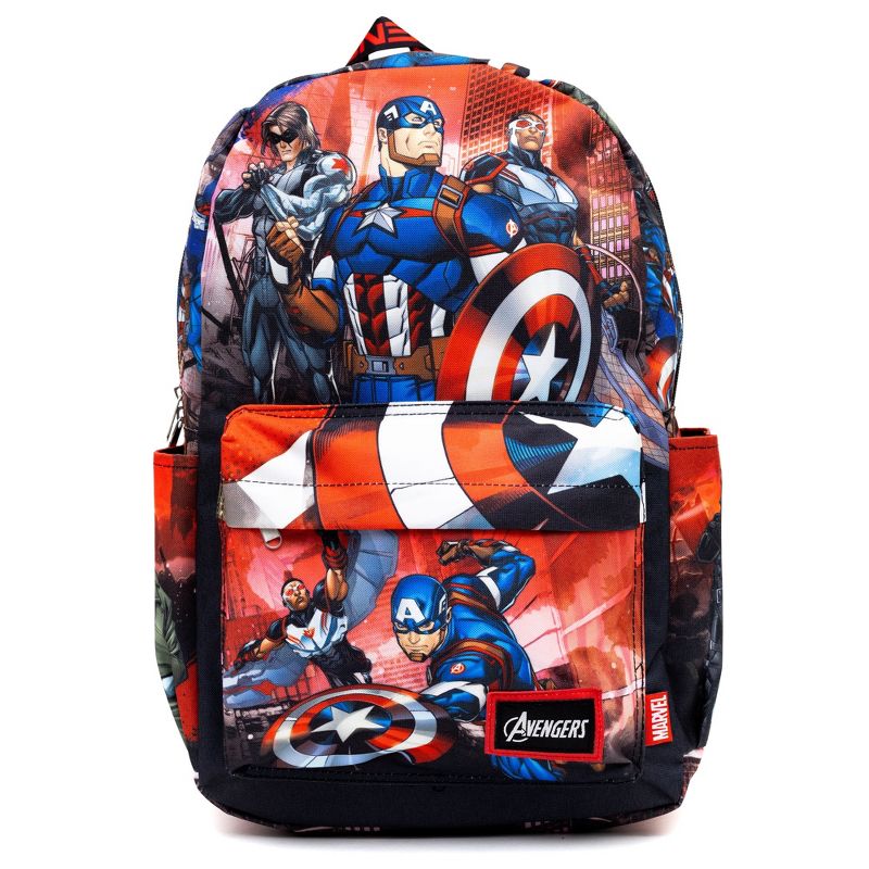 Wondapop Disney Marvel Avengers Captain America 17" Full Size Nylon Backpack, 1 of 7