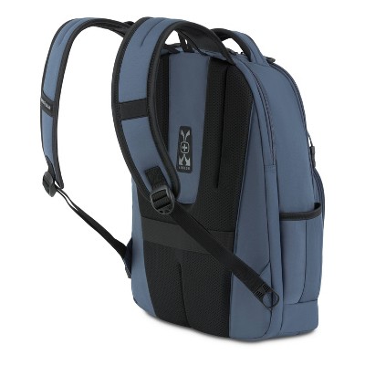 SWISSGEAR Laptop 18.5" Backpack - Blue: Polyester Solid Bookbag - image 3