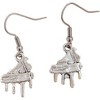 Vintage Silver Guitar & Piano Earrings - 2 of 4
