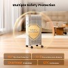 ZAFRO Portable Electric Radiator Heater,Space Oil Filled Heaters with 3 Heat Settings, Overheat & Tip-Over Protection,1500W (White) - 2 of 4