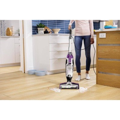 Sparkle Silver and Purple Upright Pet Floor Cleaner with Multi-Surface Brush